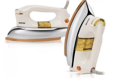 Geepas Steam Iron – مكواة بخار عالية الجودة | Iron for Clothes – حديد للملابس