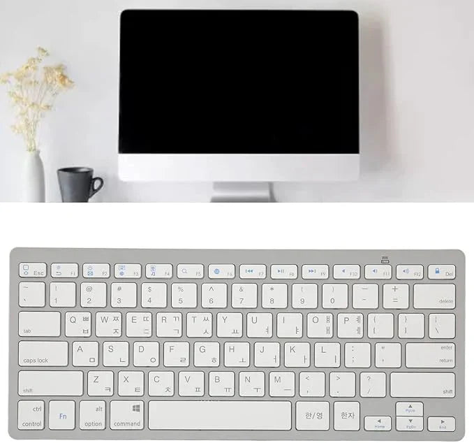 Universal Portable Wireless Keyboard – Rechargeable Elegant Design | كيبورد لاسلكي عالمي محمول