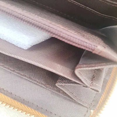 European American Elegant Clutch Bag Long Wallet with GD Name – شنط صغيرة | Clutch شنطة | Coach Bag | كلتش