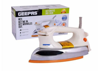 Geepas Steam Iron – مكواة بخار عالية الجودة | Iron for Clothes – حديد للملابس