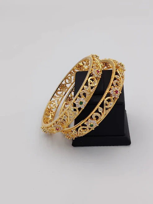Elegant Gold Bangles | أساور كارتير ذهب أصلية نسائية - اسوارة كارتير الخيط