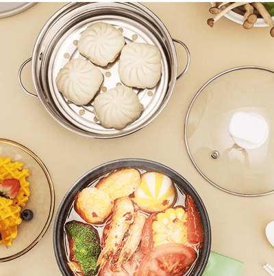 Multifunctional Mini Electric Cooker — Electronic Cooker | Rice Cooker | Pressure Cooker Alternative