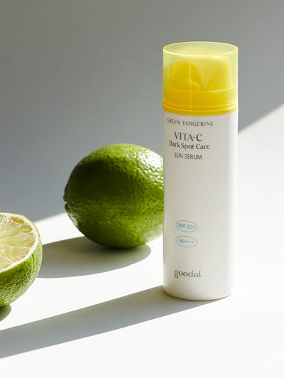 Green Tangerine Face Care Sun Serum & Cream – Sunscreen for Face | مصل الشمس و كريم الشمس