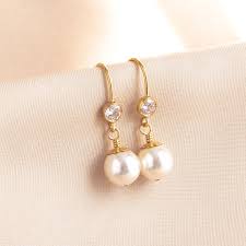 Alicia Boone Drop of Dew Earrings AB-060 – Gold Earrings | حلق أقراط ذهبية | Stud Earrings