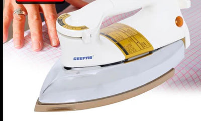 Geepas Steam Iron – مكواة بخار عالية الجودة | Iron for Clothes – حديد للملابس