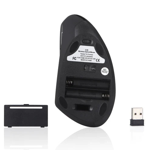 Left Hand Vertical Wireless Mouse | ماوس لاسلكي عمودي لليد اليسرى