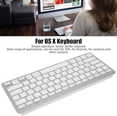 Universal Portable Wireless Keyboard – Rechargeable Elegant Design | كيبورد لاسلكي عالمي محمول