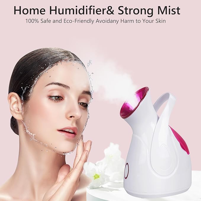 🌸 Nano Ionic Facial Steamer – Face Steamer | جهاز بخار الوجه و آلة باخرة فاخرة 🌸