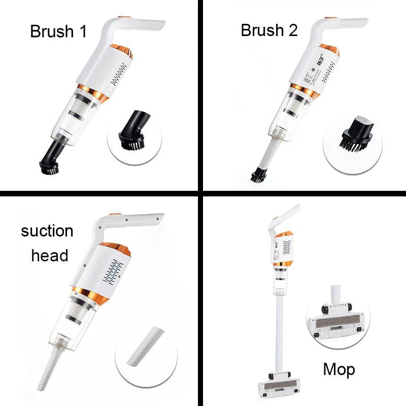 3-in-1 Wireless Vacuum Cleaner – مكنسة كهربائية لاسلكية متعددة الاستخدام – Elegant Cleaning & Broom Alternative
