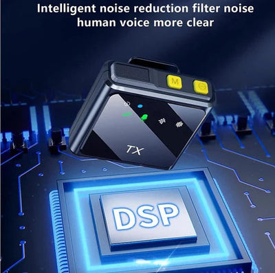 Wireless Microphone Set – ميكروفون لاسلكي للصوت النقي والتسجيل (Wireless Microphone Set – Clear Sound & Recording)