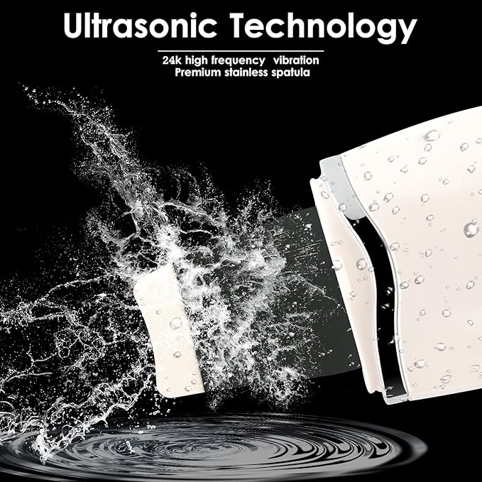 🌸 3-in-1 Ultrasonic Facial Skin Scrubber | جهاز تنظيف الوجه & ماسك للبشرة 🌸