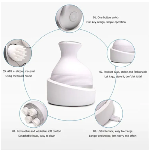 Scalp Massager – Relaxing & مريح Handheld مدلك فروة الرأس