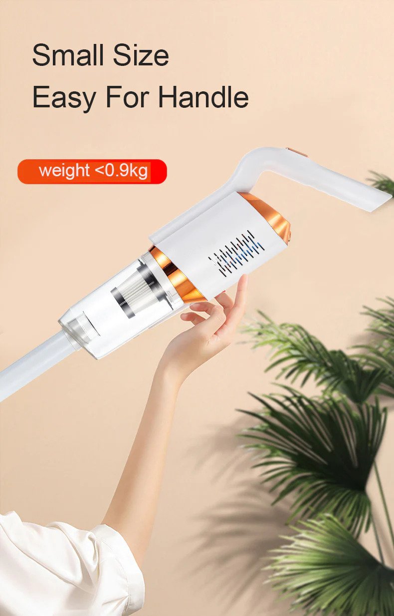 3-in-1 Wireless Vacuum Cleaner – مكنسة كهربائية لاسلكية متعددة الاستخدام – Elegant Cleaning & Broom Alternative