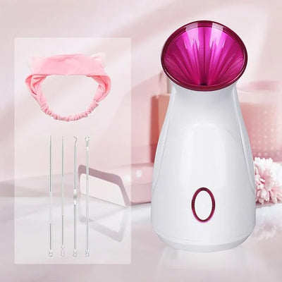 🌸 Nano Ionic Facial Steamer – Face Steamer | جهاز بخار الوجه و آلة باخرة فاخرة 🌸