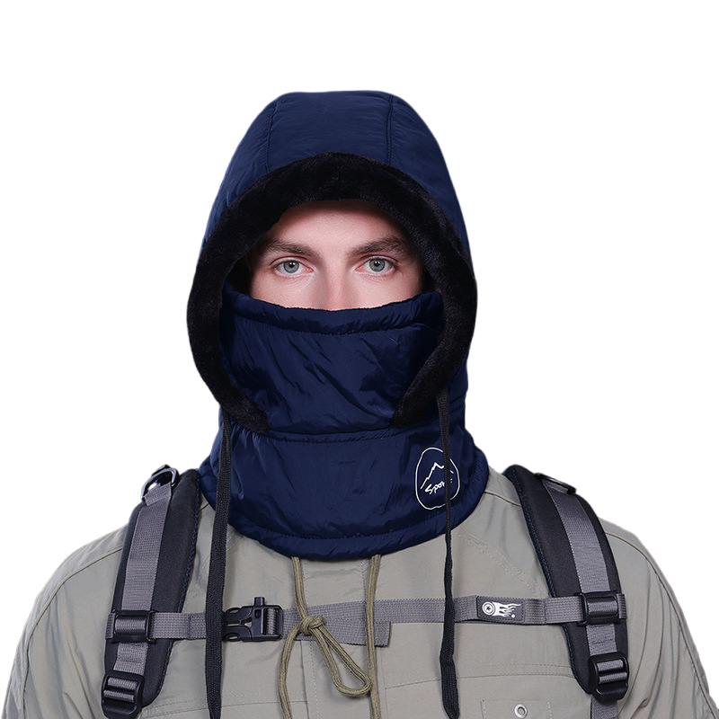 Cold Weather Thermal Balaclava Men Women Scarf Winter Windproof Hat Plush Neck Warmer Adjustable Ski Full Face Mask Outdoor Cap