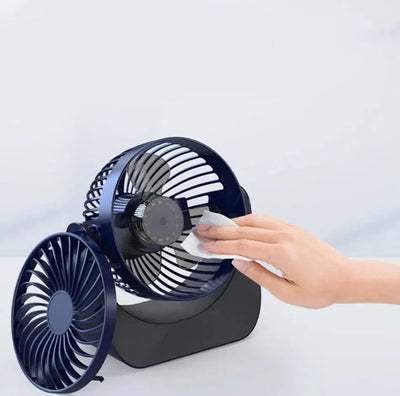 360° Rotate Desktop Fan – Quiet & Powerful Cooling Fans for Home & Office مروحة مكتبية دوارة 360° – مراوح تبريد هادئة وقوية للمنزل والمكتب