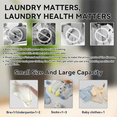 Mini Washing Machine – Compact & Portable Laundry Solution غسالة صغيرة – حل مدمج ومحمول للغسيل