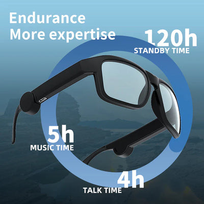 Smart Wireless Bluetooth Glasses (نظارات ذكية لاسلكية بتقنية البلوتوث)