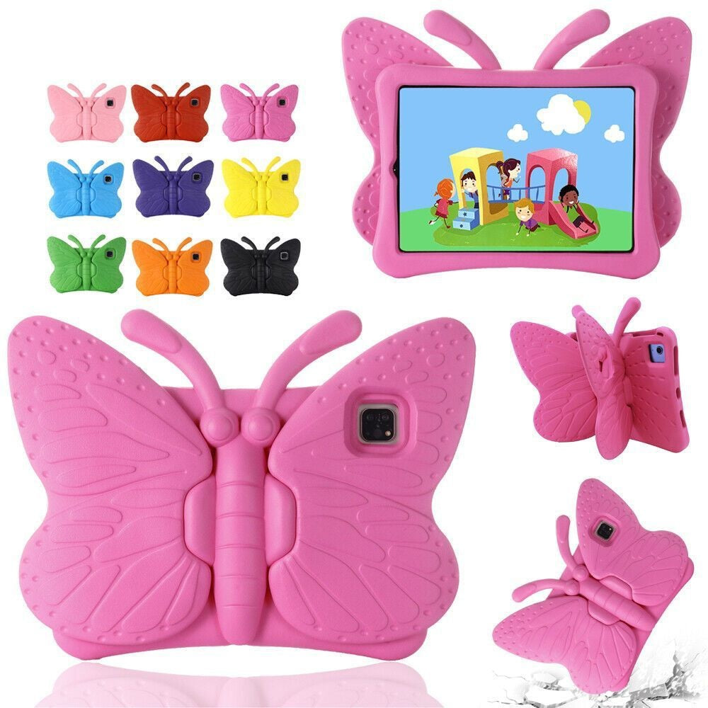 Butterfly Wings Shockproof Foam Case for iPad كفر آيباد من الفوم بتصميم أجنحة الفراشة المقاوم للصدمات