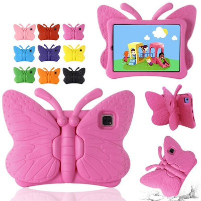 Butterfly Wings Shockproof Foam Case for iPad كفر آيباد من الفوم بتصميم أجنحة الفراشة المقاوم للصدمات