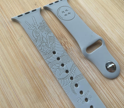 "Strap in Style – Designer Silicone That Speaks Luxury"  اربطها بأناقة – سيليكون مصمم ينطق بالفخامة
