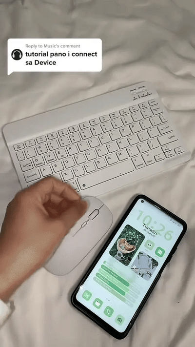 Universal Portable Wireless Keyboard – Rechargeable Elegant Design | كيبورد لاسلكي عالمي محمول