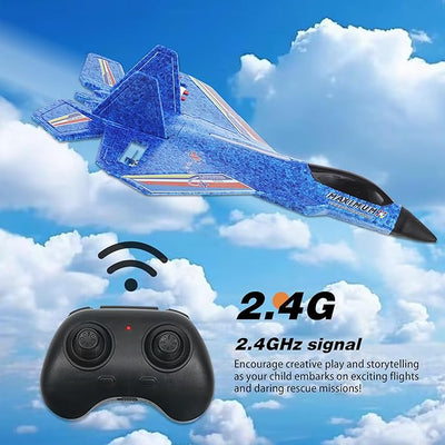 Rechargeable RC Airplane – Easy-to-Fly Remote Control Aircraft طائرة تحكم عن بُعد قابلة لإعادة الشحن – طائرة سهلة الطيران