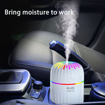 Multifunction 3-in-1 Air Humidifier with Night Light & Aroma Diffuser مرطب هواء 3 في 1 متعدد الوظائف مع ضوء ليلي وناشر عطر
