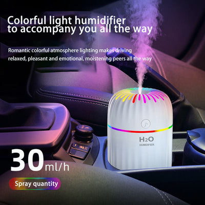 Multifunction 3-in-1 Air Humidifier with Night Light & Aroma Diffuser مرطب هواء 3 في 1 متعدد الوظائف مع ضوء ليلي وناشر عطر