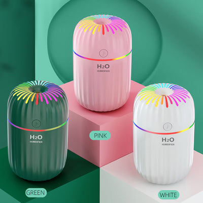 Multifunction 3-in-1 Air Humidifier with Night Light & Aroma Diffuser مرطب هواء 3 في 1 متعدد الوظائف مع ضوء ليلي وناشر عطر
