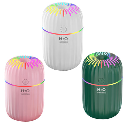 Multifunction 3-in-1 Air Humidifier with Night Light & Aroma Diffuser مرطب هواء 3 في 1 متعدد الوظائف مع ضوء ليلي وناشر عطر