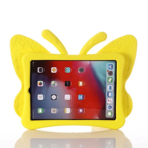 Butterfly Wings Shockproof Foam Case for iPad كفر آيباد من الفوم بتصميم أجنحة الفراشة المقاوم للصدمات