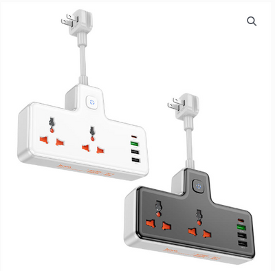 Portable Multi-Plug Adapter - محول متعدد المنافذ قابل للحمل