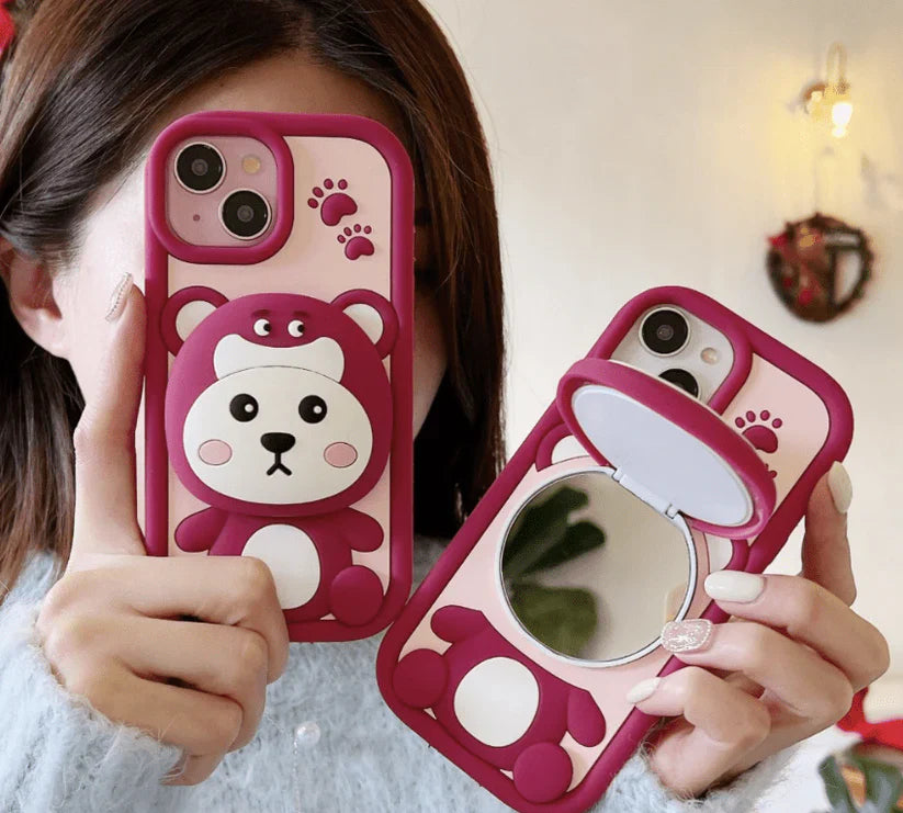 KawaiiGuard – 3D Cartoon Silicone iPhone Cover كواي جارد – غلاف آيفون سيليكون ثلاثي الأبعاد بتصميم كرتوني