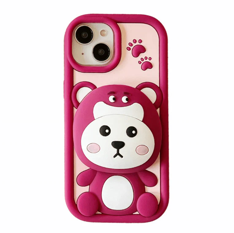 KawaiiGuard – 3D Cartoon Silicone iPhone Cover كواي جارد – غلاف آيفون سيليكون ثلاثي الأبعاد بتصميم كرتوني