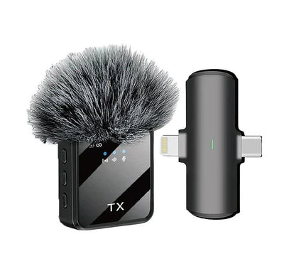 Wireless Microphone Set – ميكروفون لاسلكي للصوت النقي والتسجيل (Wireless Microphone Set – Clear Sound & Recording)